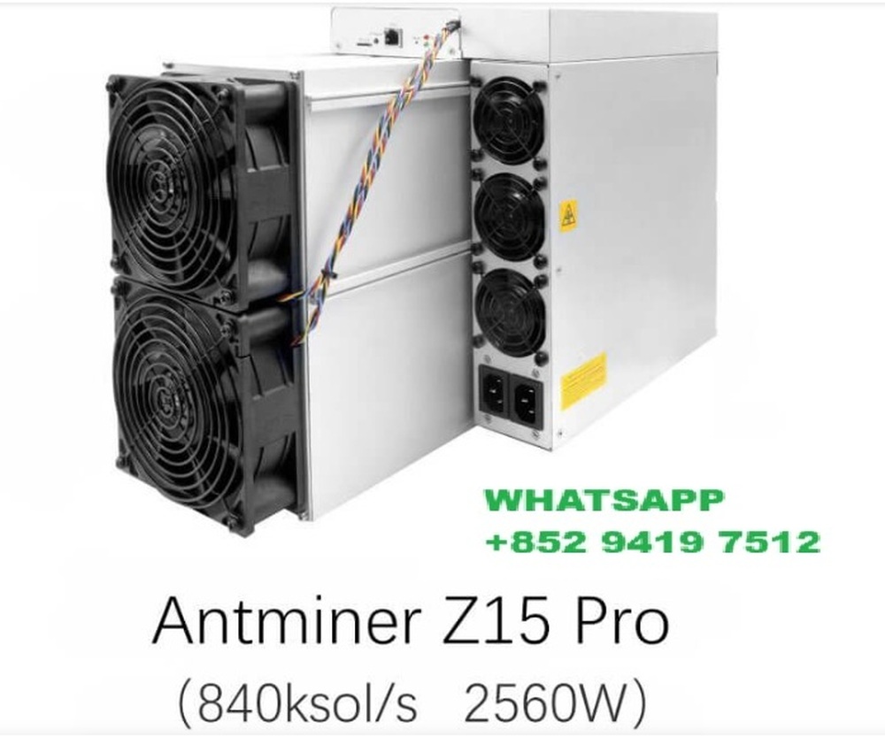 Bitmain Antminer z15 pro 840k 2780W Equihash ZEC ZEN miner ( 2,000usdt )