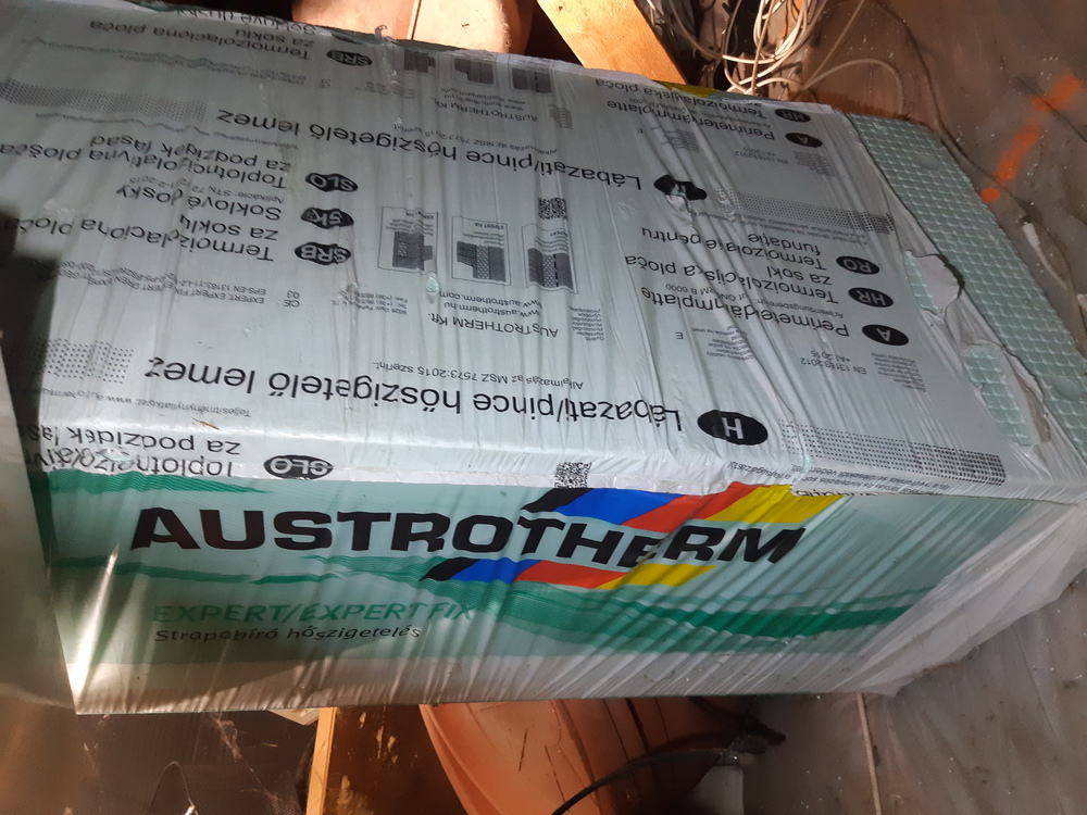 Austrotherm Expert lábazati pince hőszigetelő 8cm vastag
