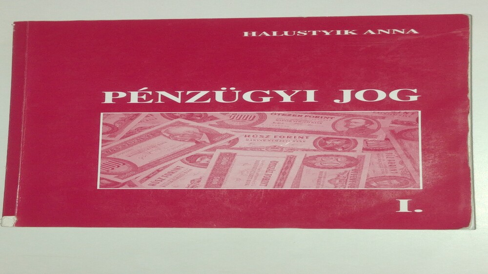 Halustyik Anna Pénzügyi jog I