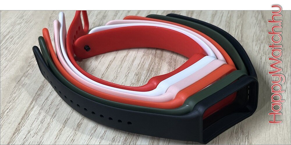 Amazfit Band 7 színes szilikon pótszíj, óraszíj
