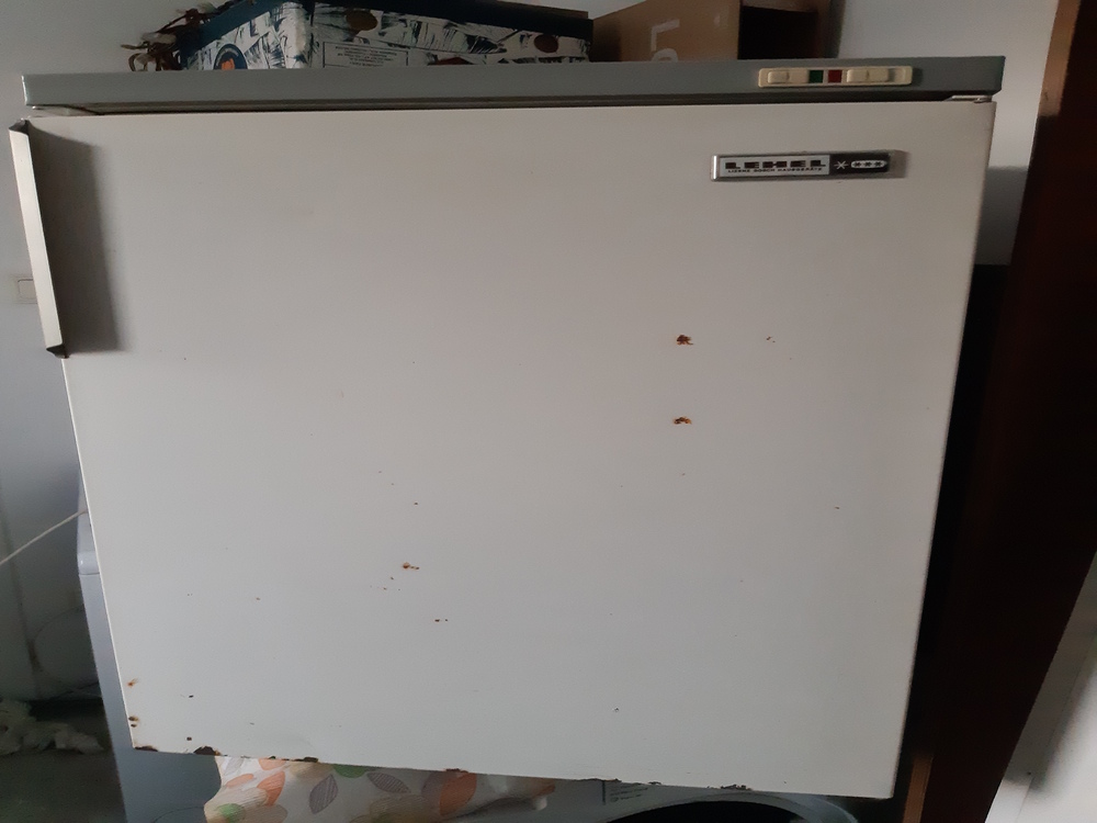 Retro LEHEL 3 fiókos kis fagyasztó működő