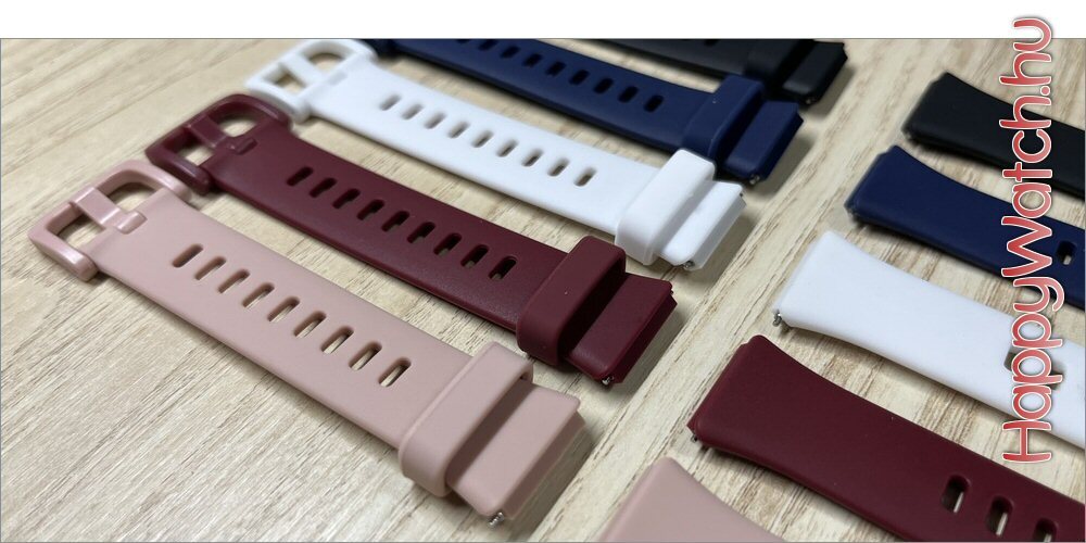 Huawei Band 7 színes szilikon óraszíj eladó