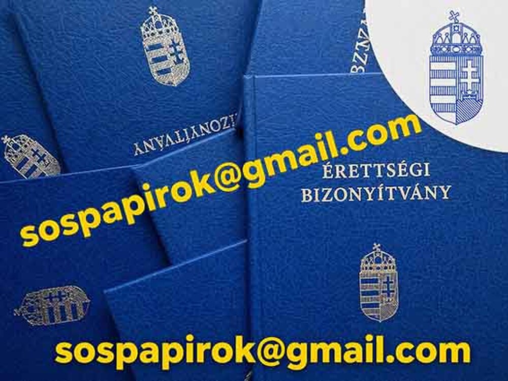 Érettségi, okj, diploma eladó. sospapirok@gmail.com