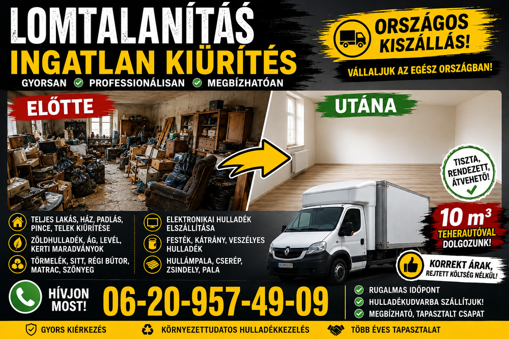 Lomtalanitás országosan