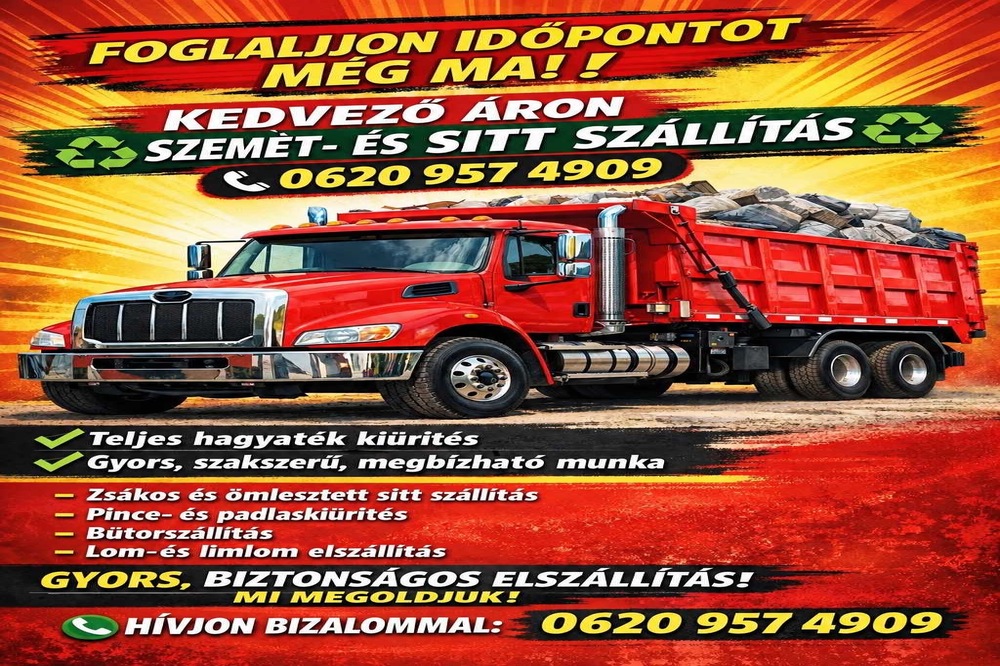 Hulladék szállitás országosan