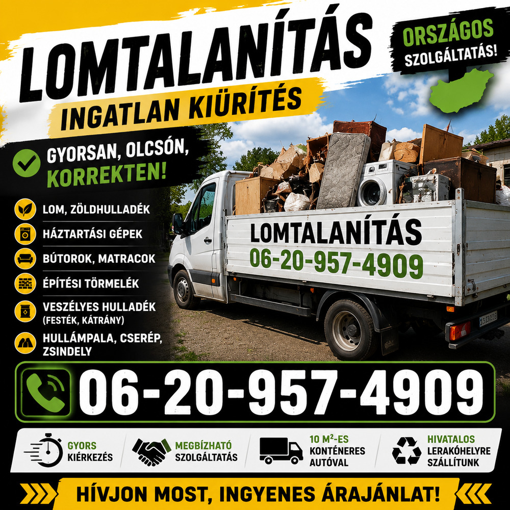 Lomtalanitás országosan